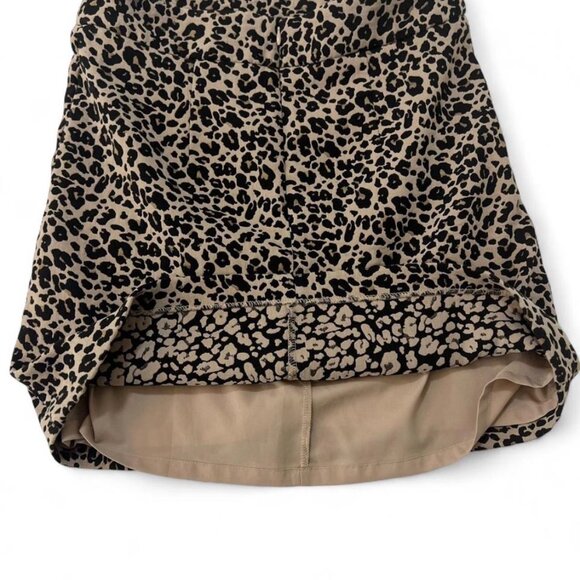 LOFT Leopard Print Skirt XS with Pockets - Picture 5 of 7
